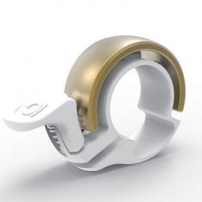 Knog Oi Classic Small hvid/messing