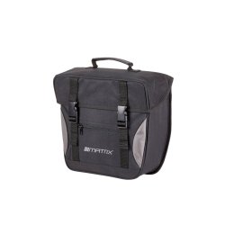 Matrix Touringtaske - enkelt 12L sort/slv