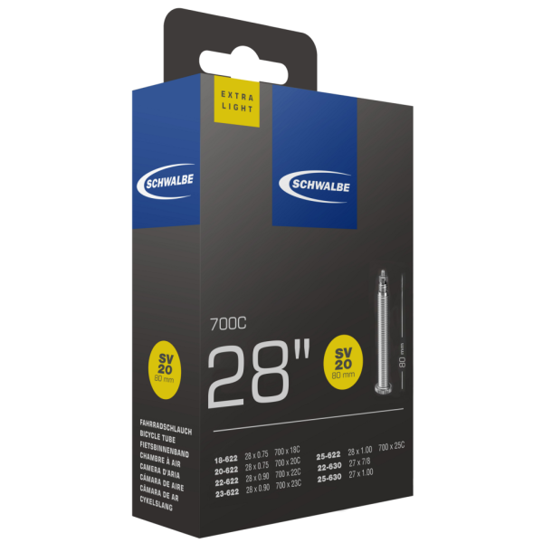 Schwalbe Nr.20 27/700x18-25 RV 80mm X light