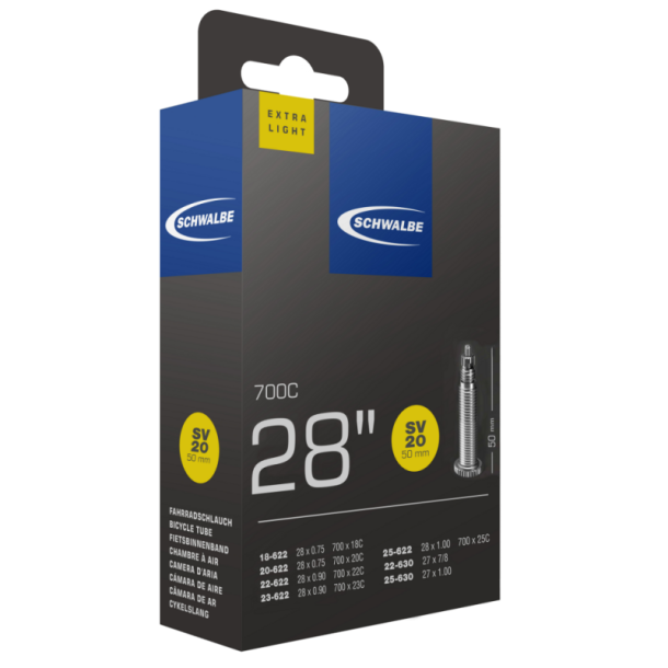 Schwalbe Nr.20 28" 700x18-25 RV 50mm X light