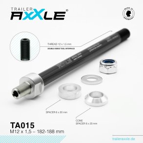 RADOXX Trailer AxXle TA015 - M12x1,50 - 182-188mm