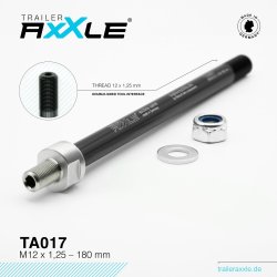 RADOXX Trailer AxXle TA017 - M12x1,25-180mm