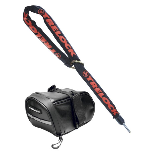 Trelock ZR 355 sikkerhedskde inkl sadeltaske