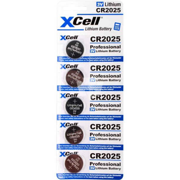 XCell CR2025 Knapcelle