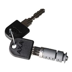 AXA l�secylinder til elcykler med et Promovec Carrier 7 batteri, Small 36616