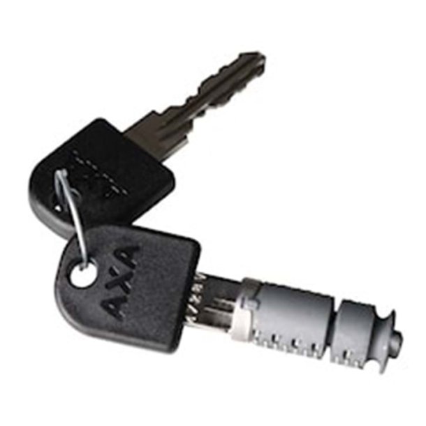 AXA l�secylinder til elcykler med et Promovec Carrier 7 batteri, Small 36616