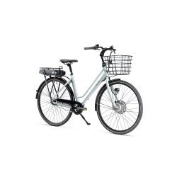 Batribike Flow E1- Forhjulsmotor Grey Silent Storm shiny 