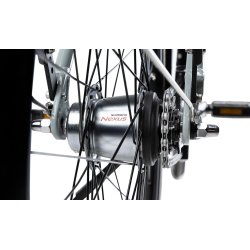 Batribike Flow E1- Forhjulsmotor Grey Silent Storm shiny 