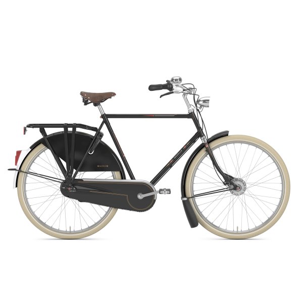 Gazelle Tour Populair C8 Herre black blank